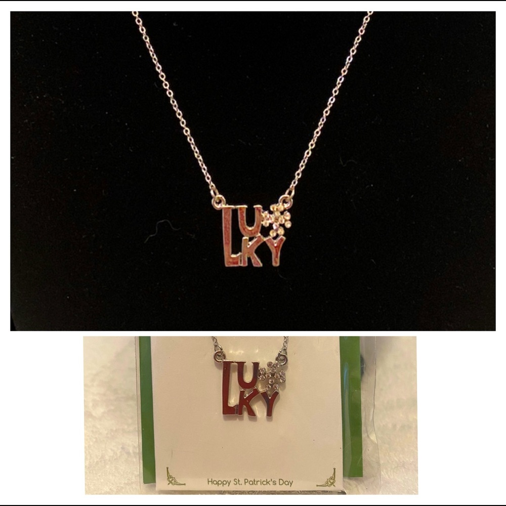 🆕St. Patrick’s Day🍀LUCKY Necklace - Picture 2 of 4
